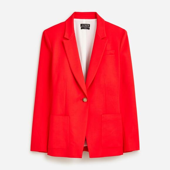 J.Crew Jackets & Blazers - J.Crew 'Helena' Red Blazer Size 24 - NWT